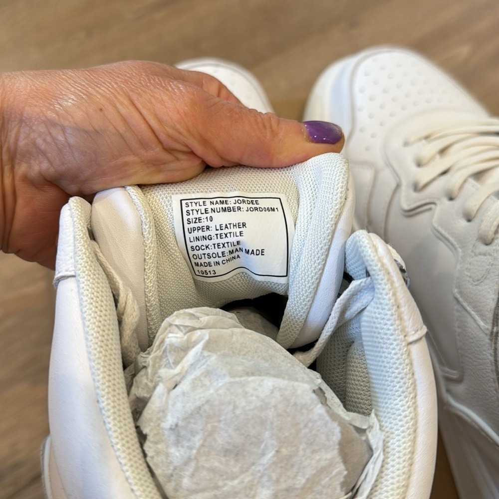 Steve Madden Jorden white leather shoes - Picture 4 of 5